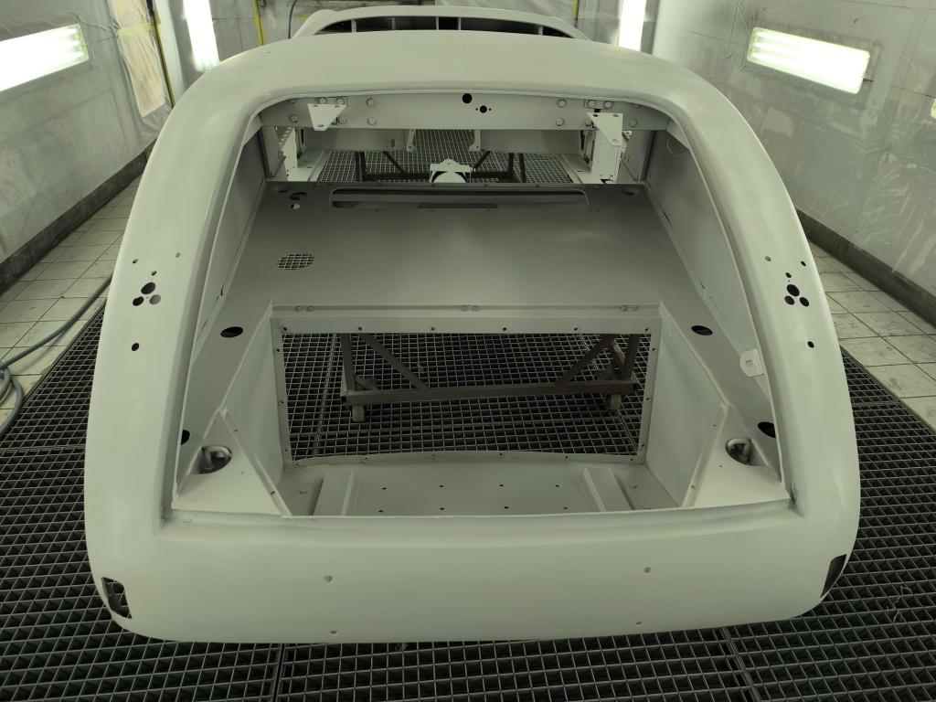 XK 140 EN RESTAURATION DEPUIS LE CHASSIS PASTEL GREEN