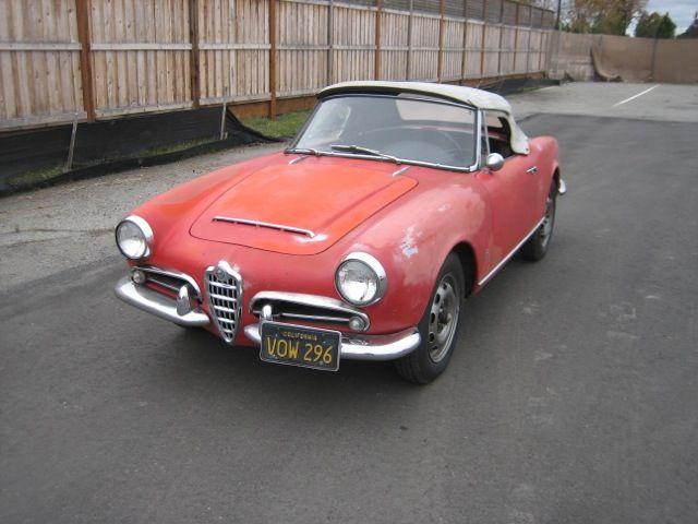 Alfa Romeo giulia spider 1962