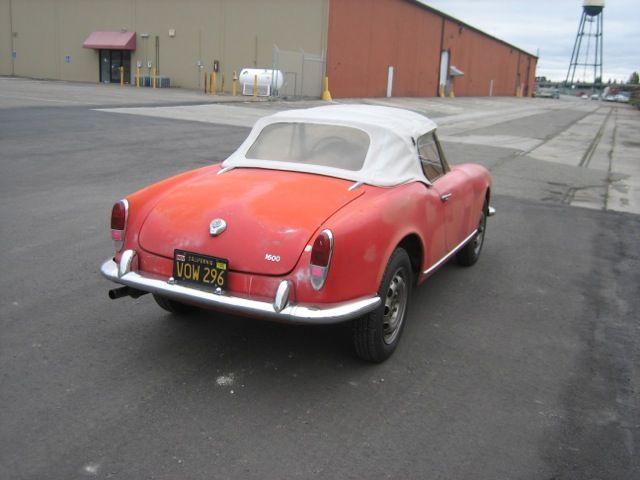 Alfa Romeo giulia spider 1962