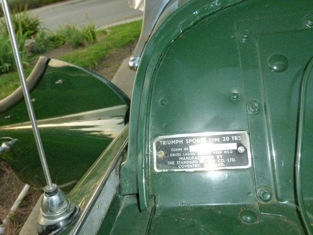 Triumph TR3A 1959