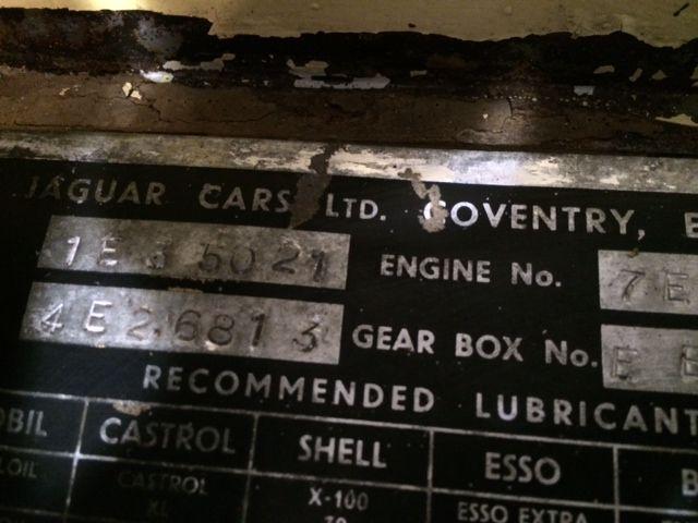 Jaguar type E srie 1.5 1968