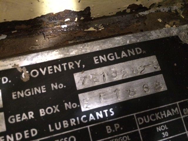 Jaguar type E srie 1.5 1968