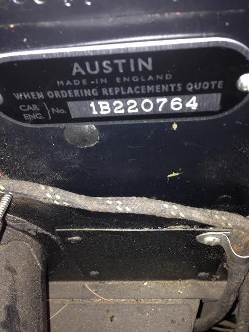 Austin Healey 100/4 BN1 1954