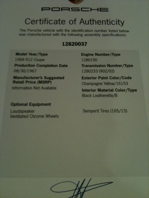 Porsche 912 1968