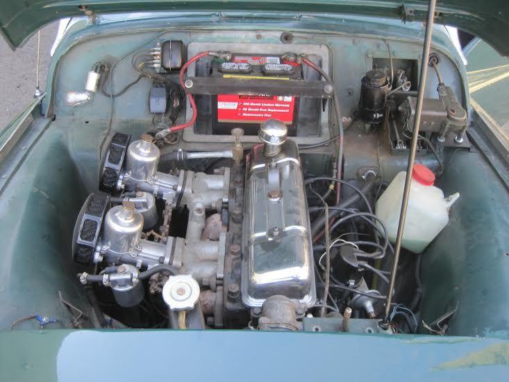 Triumph TR3A overdrive 1961