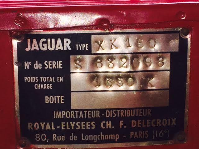 Jaguar XK 150 1959