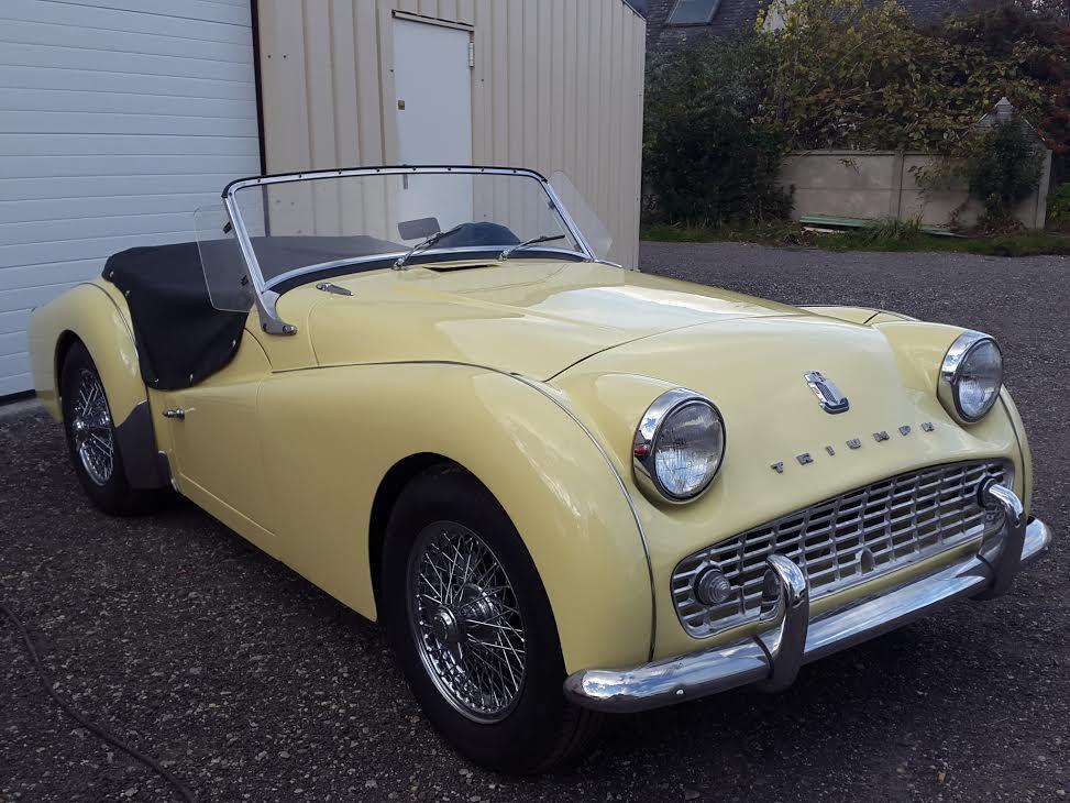 Triumph TR3A bretagne roadster