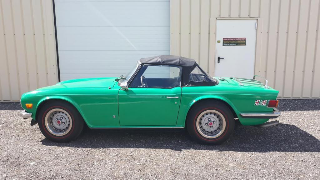 triumph tr6 bretagne roadster