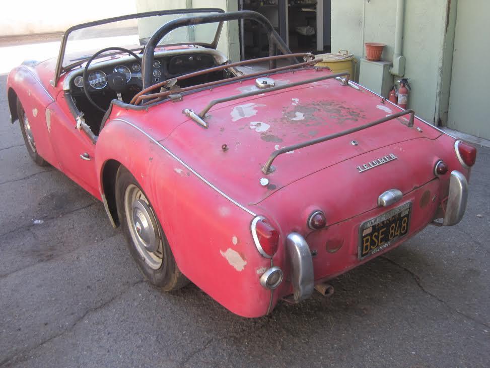 Triumph TR3A bretagne roadster