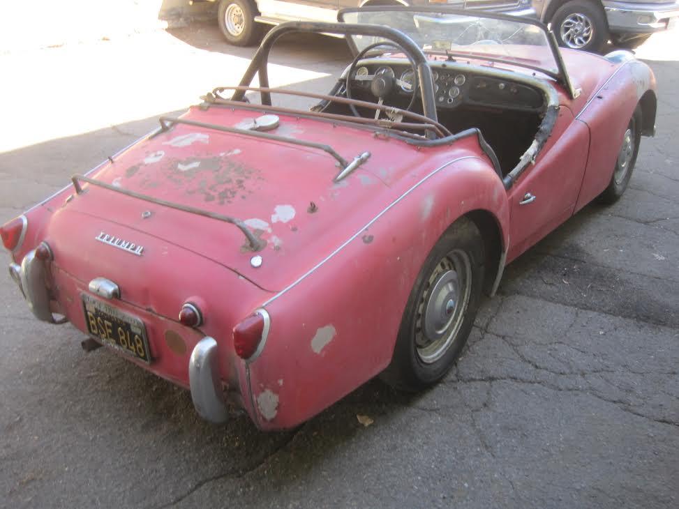 Triumph TR3A bretagne roadster