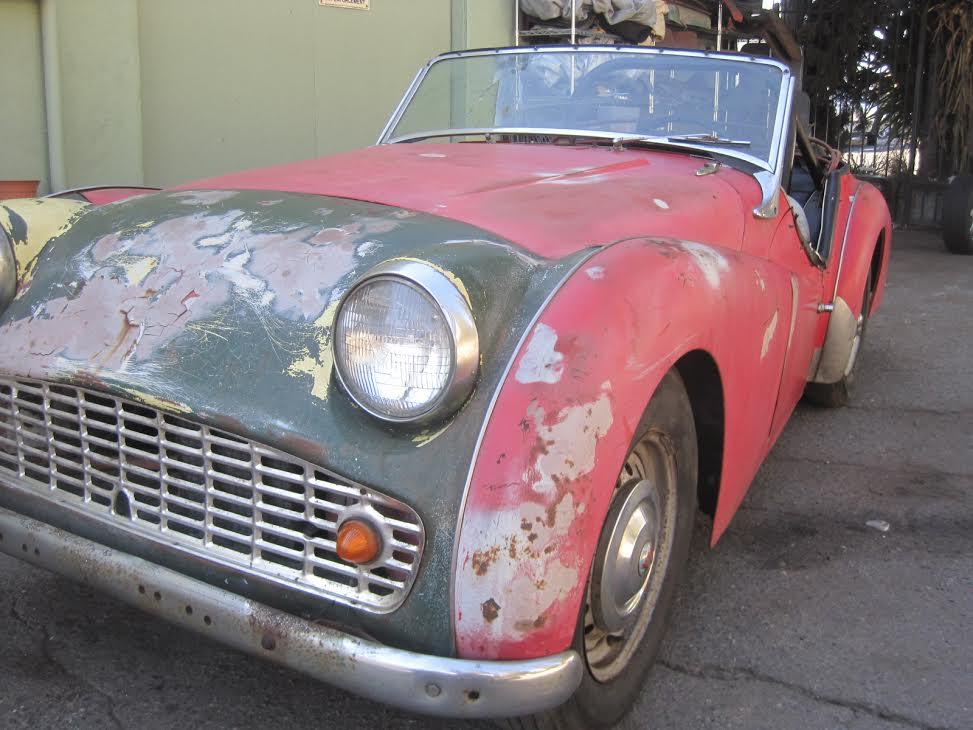 Triumph TR3A bretagne roadster