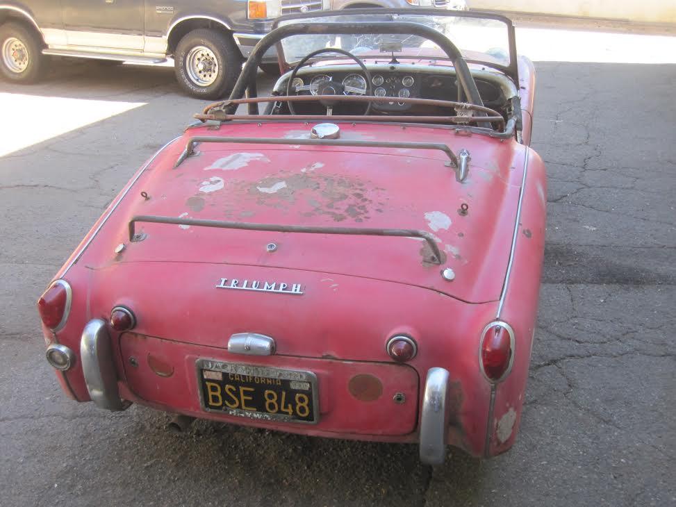 Triumph TR3A bretagne roadster