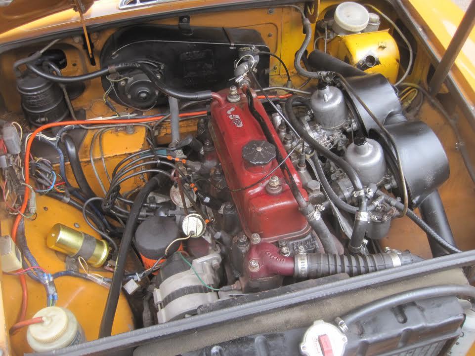 mgb cabriolet 1971 bretagne roadster