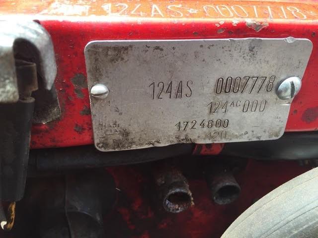 fiat spider 124 S de bretagne roadster