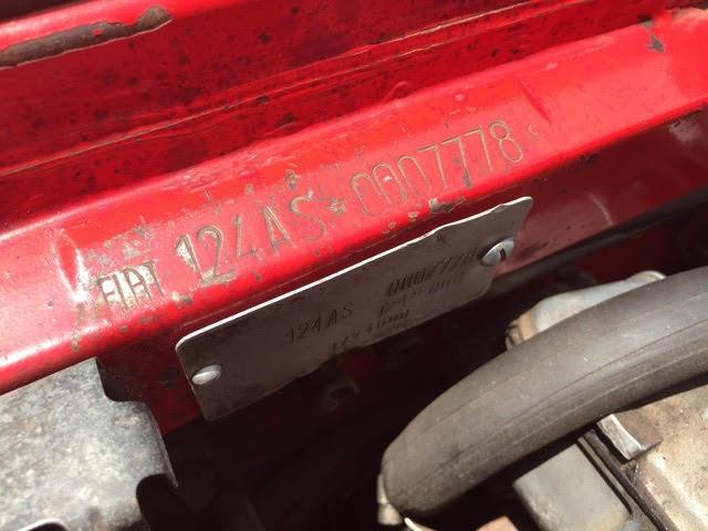 fiat spider 124 S de bretagne roadster