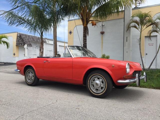 fiat spider 124 S de bretagne roadster