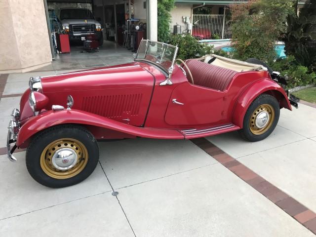 MG TD bretagne roadster