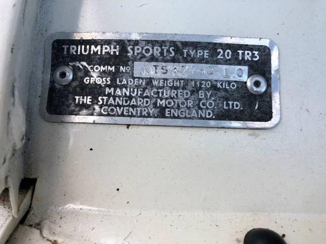 TR3A bretagne roadster