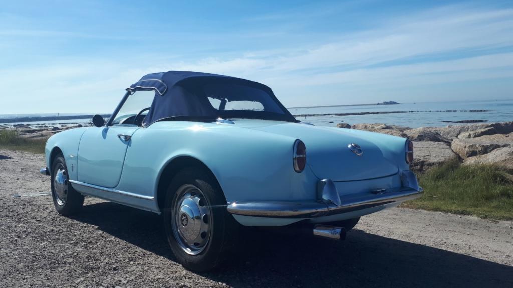 alfa romeo spider giulietta 750D BRETAGNE ROADSTER