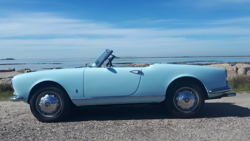 alfa romeo spider giulietta 750D BRETAGNE ROADSTER
