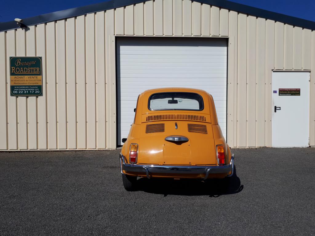 FIAT 500 L TARGA ORANGE BRETAGNE ROADSTER