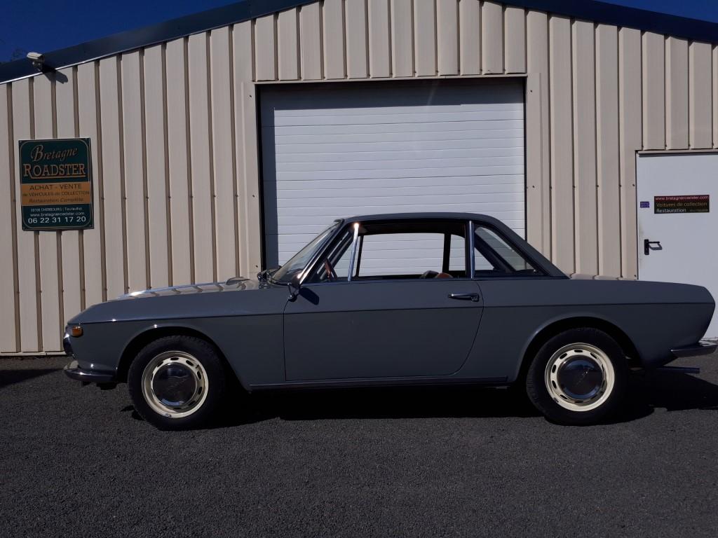 LANCIA FULVIA COUPE GRISE INTERIEUR ROUGE