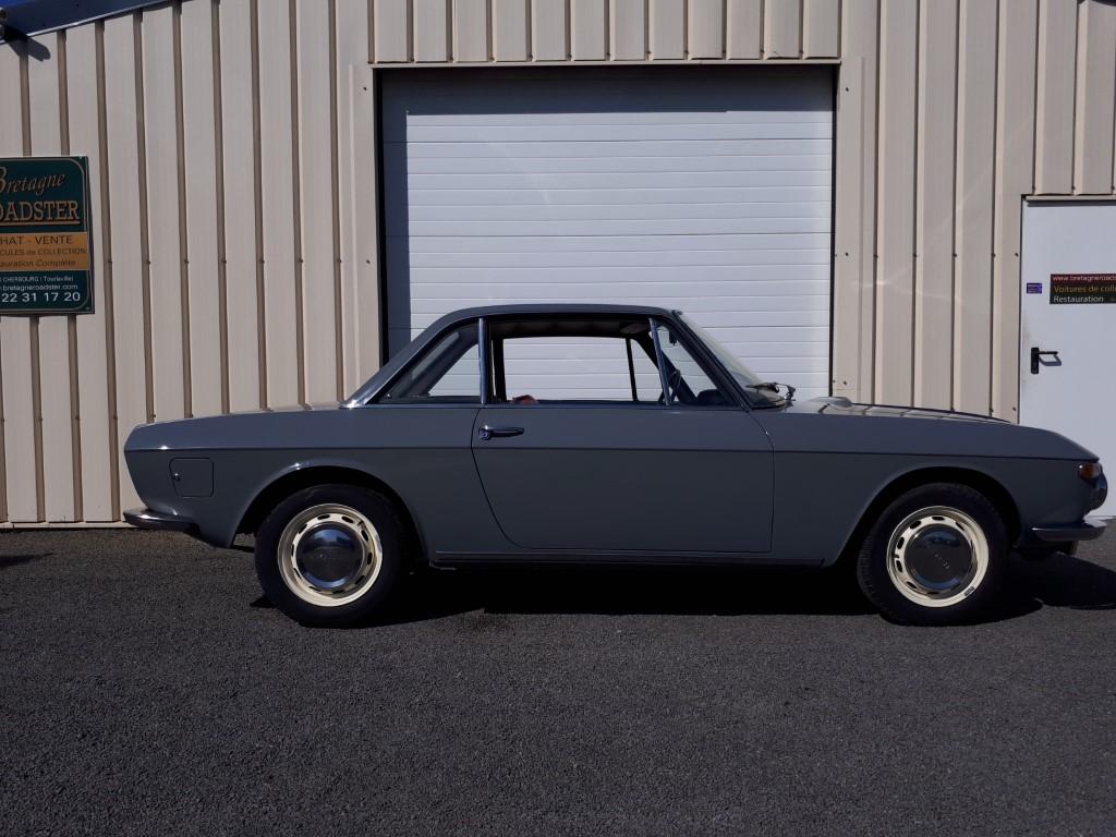 LANCIA FULVIA COUPE GRISE INTERIEUR ROUGE