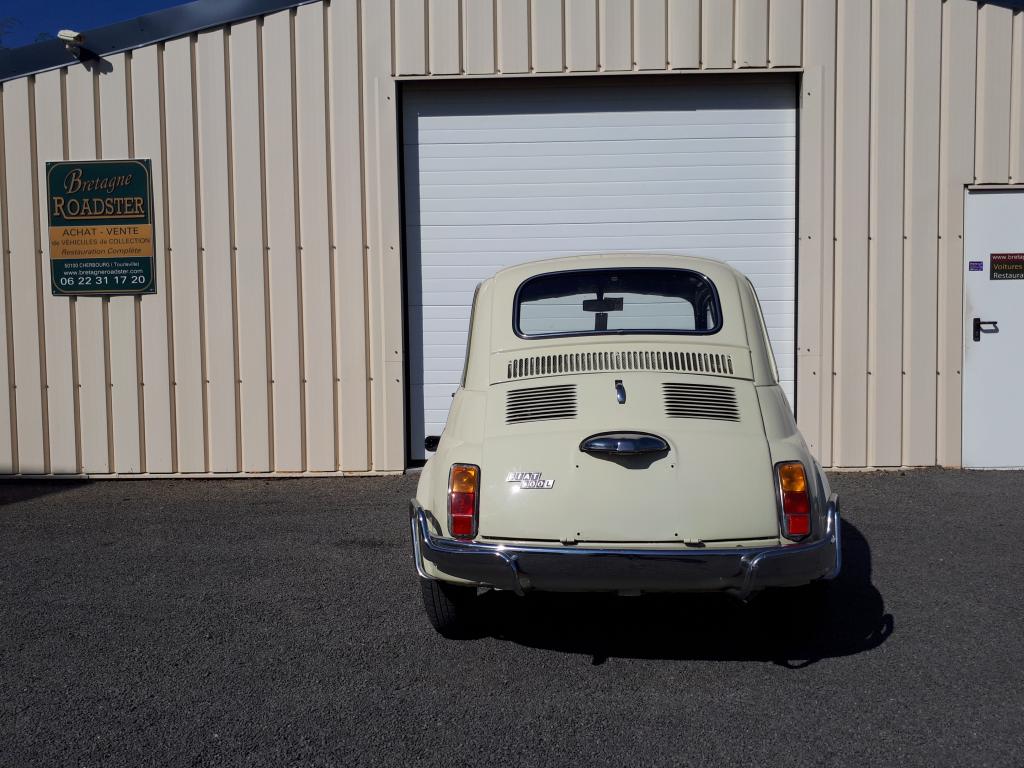 FIAT 500 L TARGA CREME INTERIEUR NOIR BRETAGNE ROADSTER