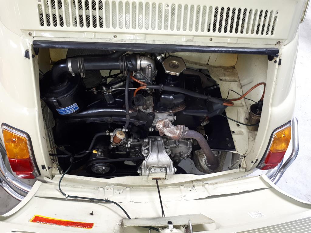 FIAT 500 L  TARGA CREME INTERIEUR NOIR