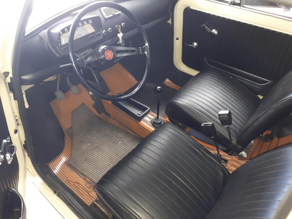 FIAT 500 L TARGA CREME INTERIEUR NOIR BRETAGNE ROADSTER