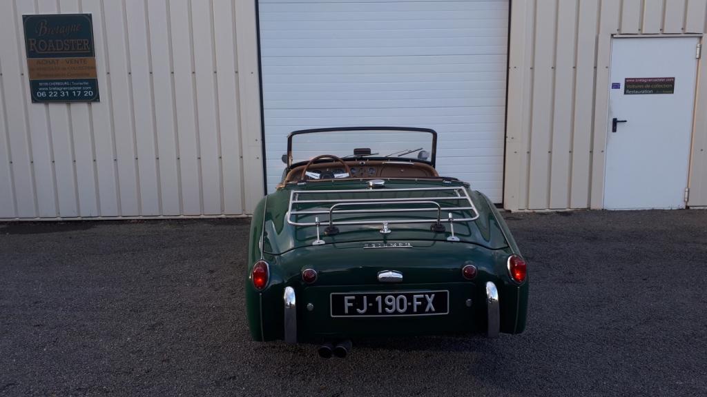 TRIUMPH TR3 A VERTE BRETAGNE ROADSTER