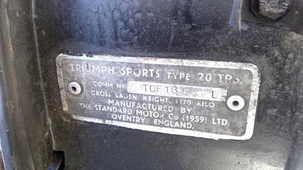 TRIUMPH TR3B bretagne roadster