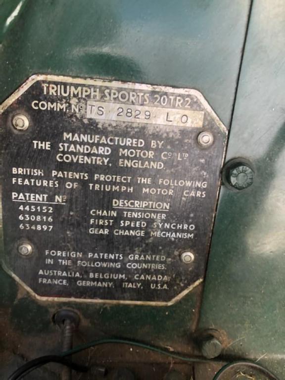 triumph tr2 bretagne roadster