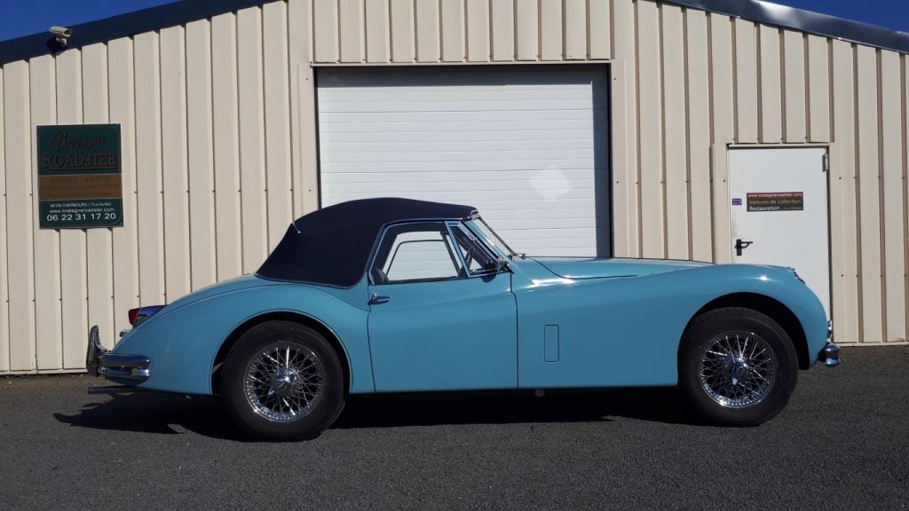 jaguar xk 140 cabriolet bretagne roadster
