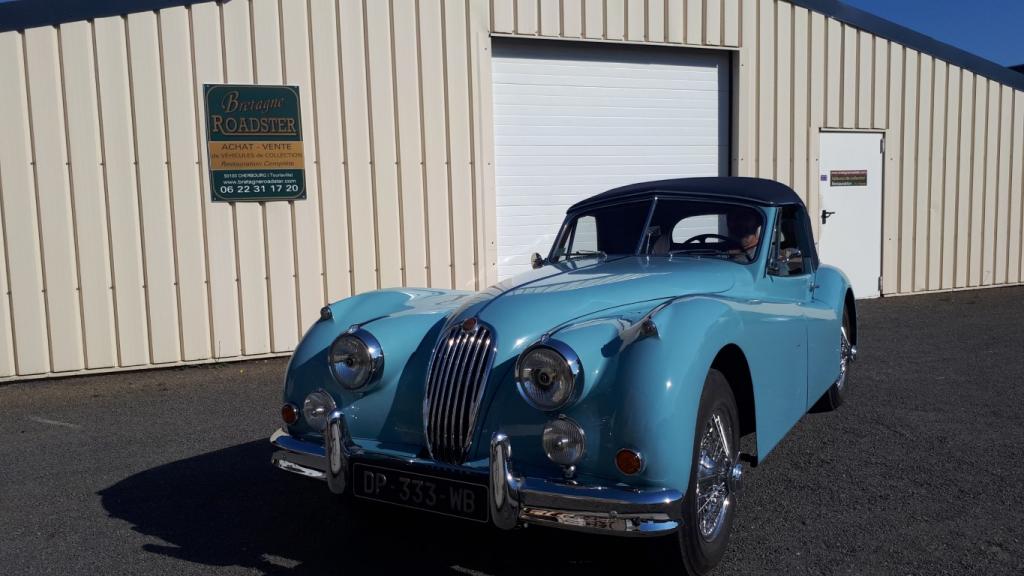 jaguar xk 140 cabriolet bretagne roadster
