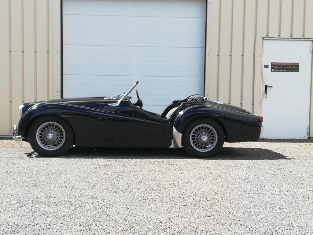TRIUMPH TR3 PETITE BOUCHE NOIRE BRETAGNE ROADSTER