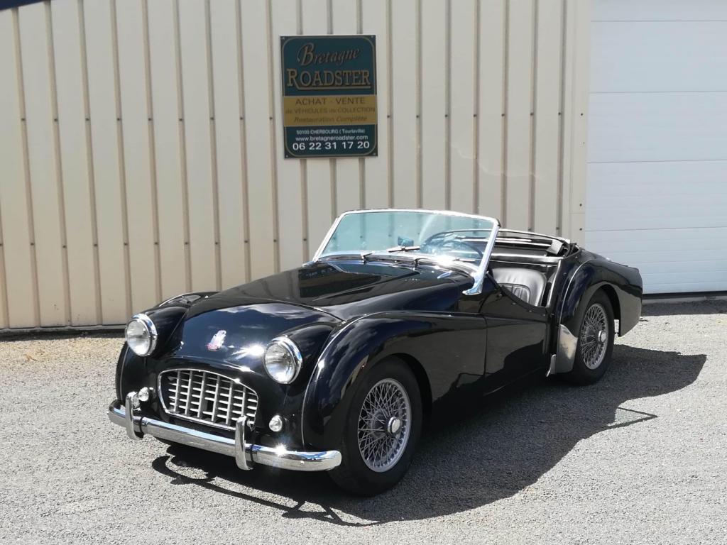 TRIUMPH TR3 PETITE BOUCHE NOIRE BRETAGNE ROADSTER
