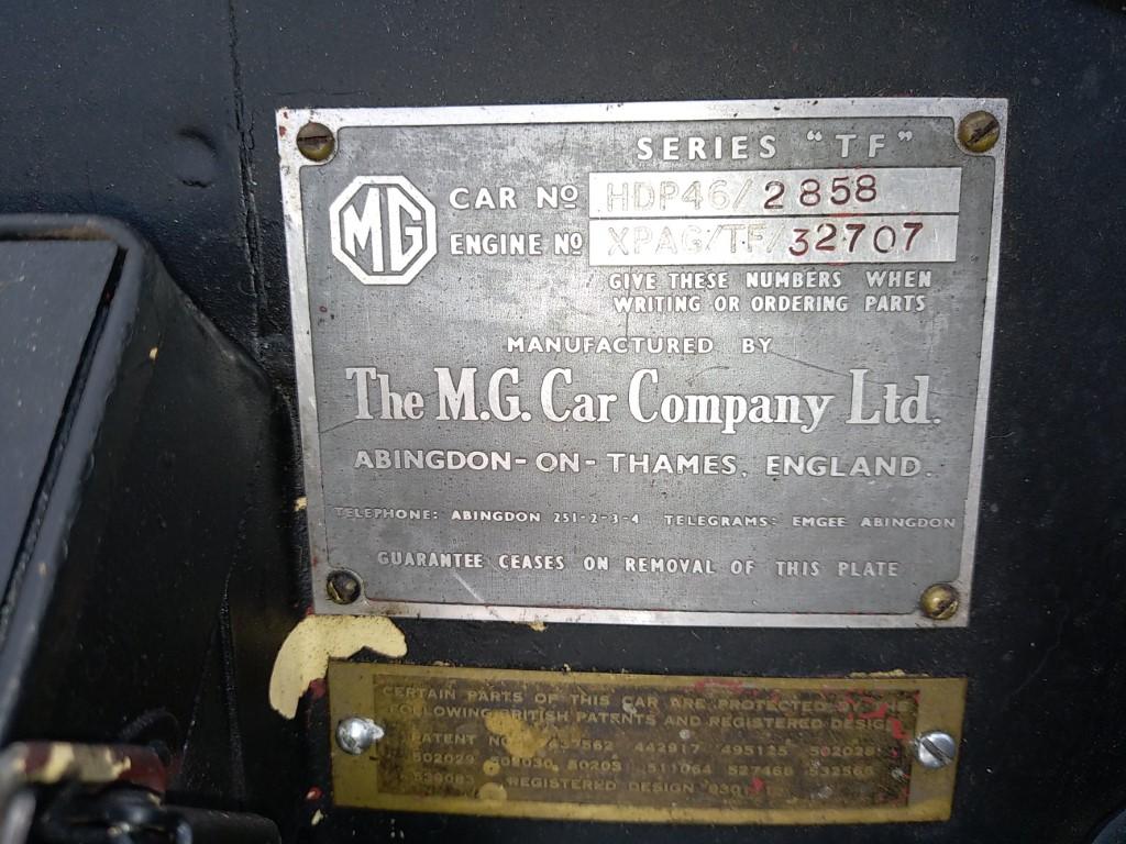 MG TF 1250 bretagne roadster