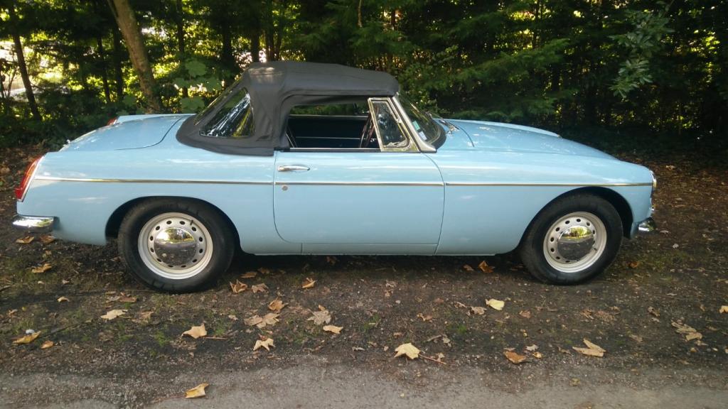 MGB cabriolet pull handle bretagne roadster