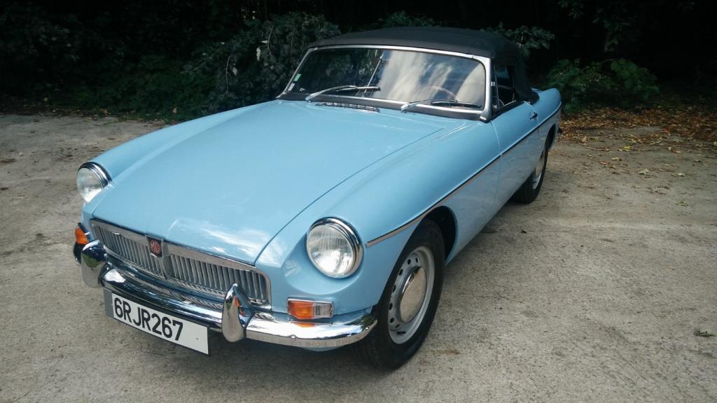 MGB cabriolet pull handle bretagne roadster
