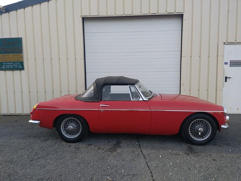 MGB cabriolet pull handle bretagne roadster