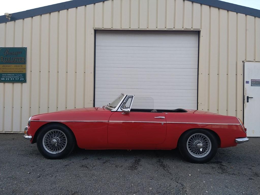 MGB cabriolet pull handle bretagne roadster
