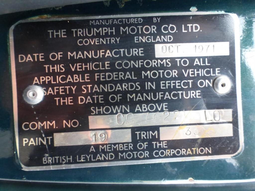 TRIUMPH TR 6 BRETAGNE ROADSTER