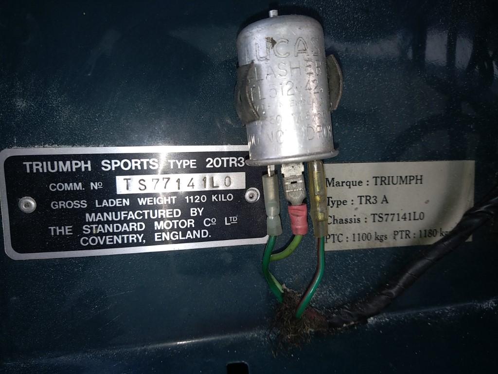 TR3A OVERDRIVE BRETAGNE ROADSTER