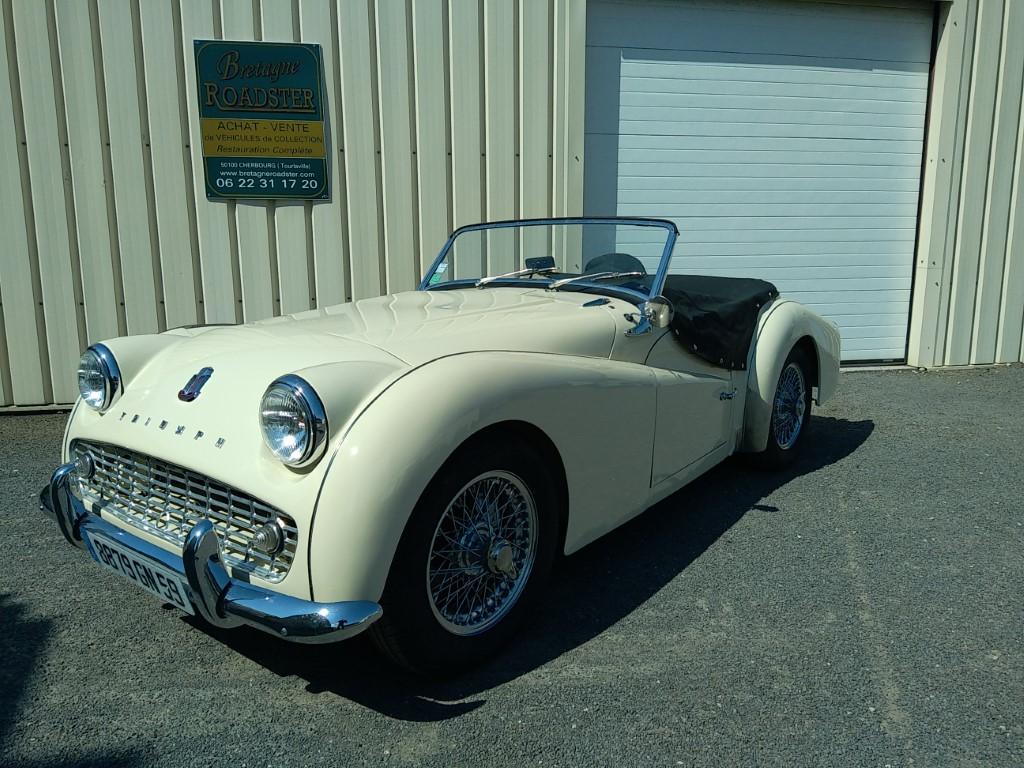 TRIUMPH TR3B OVERDRIVE BRETAGNE ROADSTER