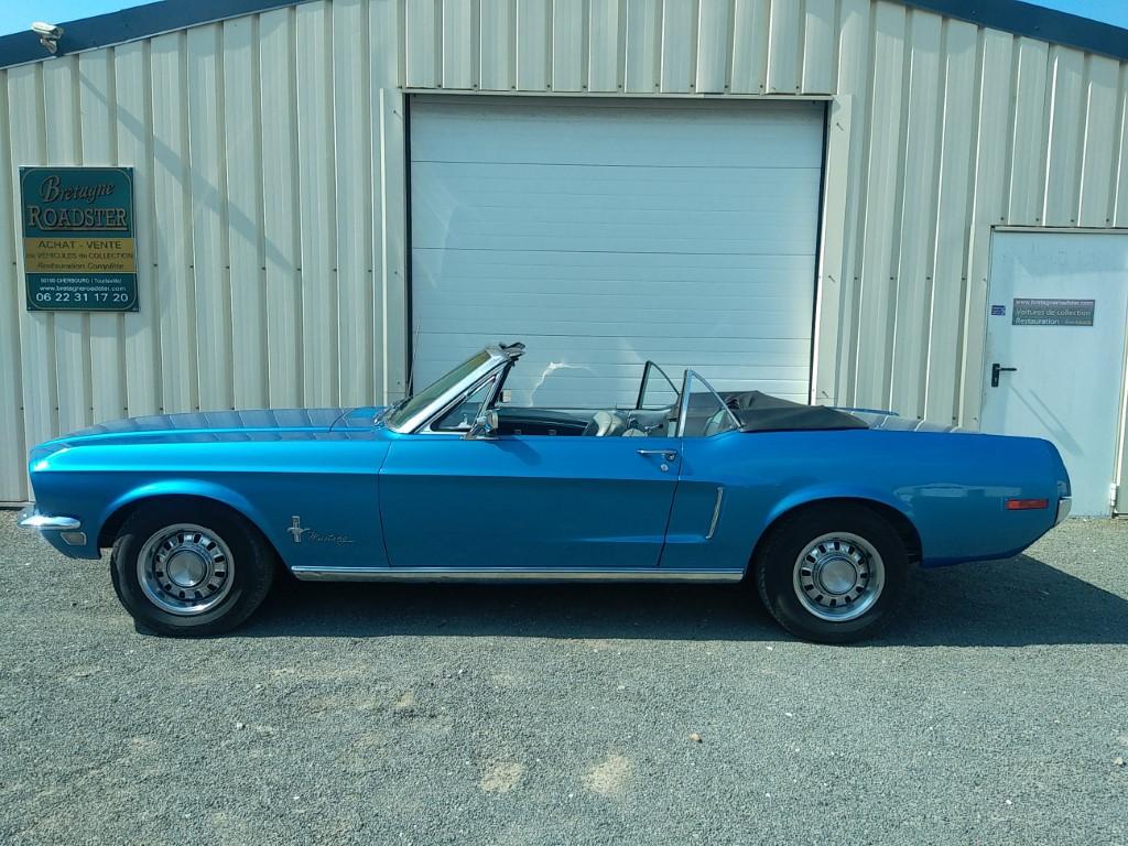 ford mustang v8 cabriolet bretagne roadster
