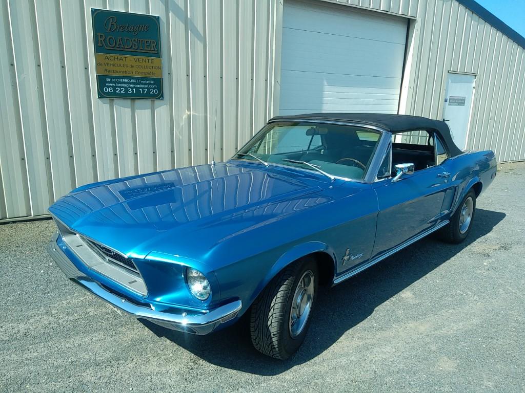 ford mustang v8 cabriolet bretagne roadster
