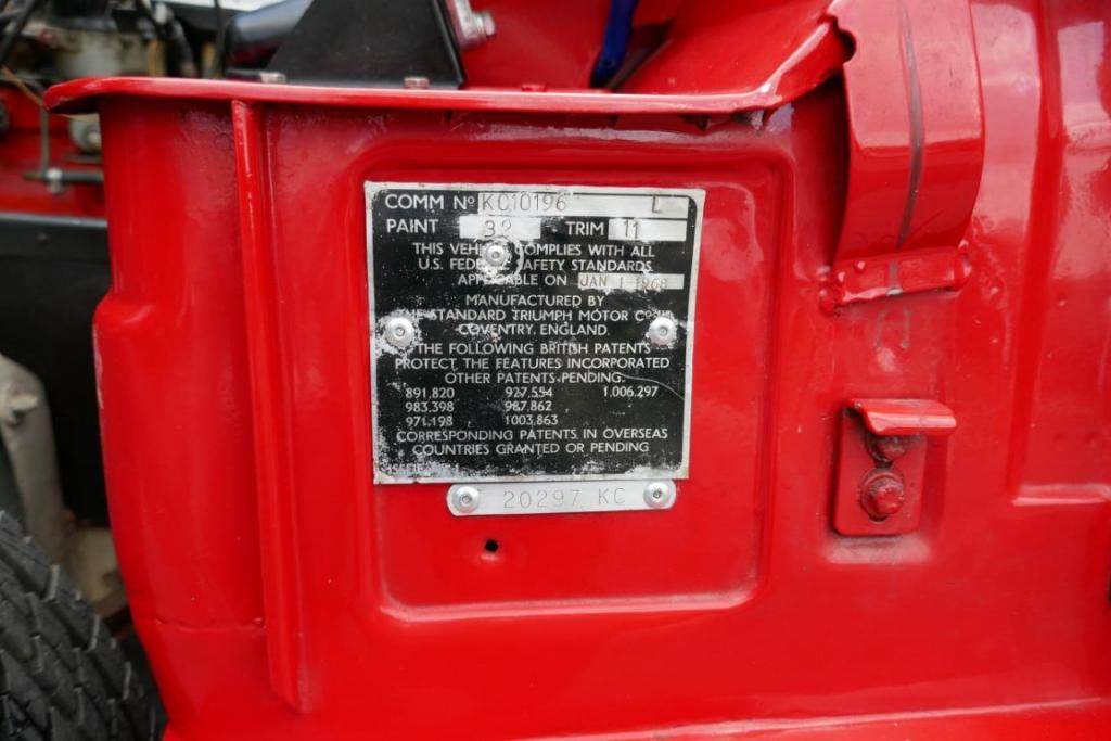 TRIUMPH GT6 MK1 BRETAGNE ROADSTER