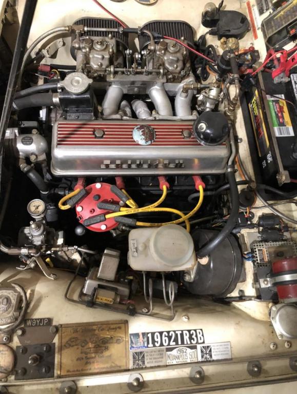 TRIUMPH TR3B OVERDRIVE BRETAGNE ROADSTER