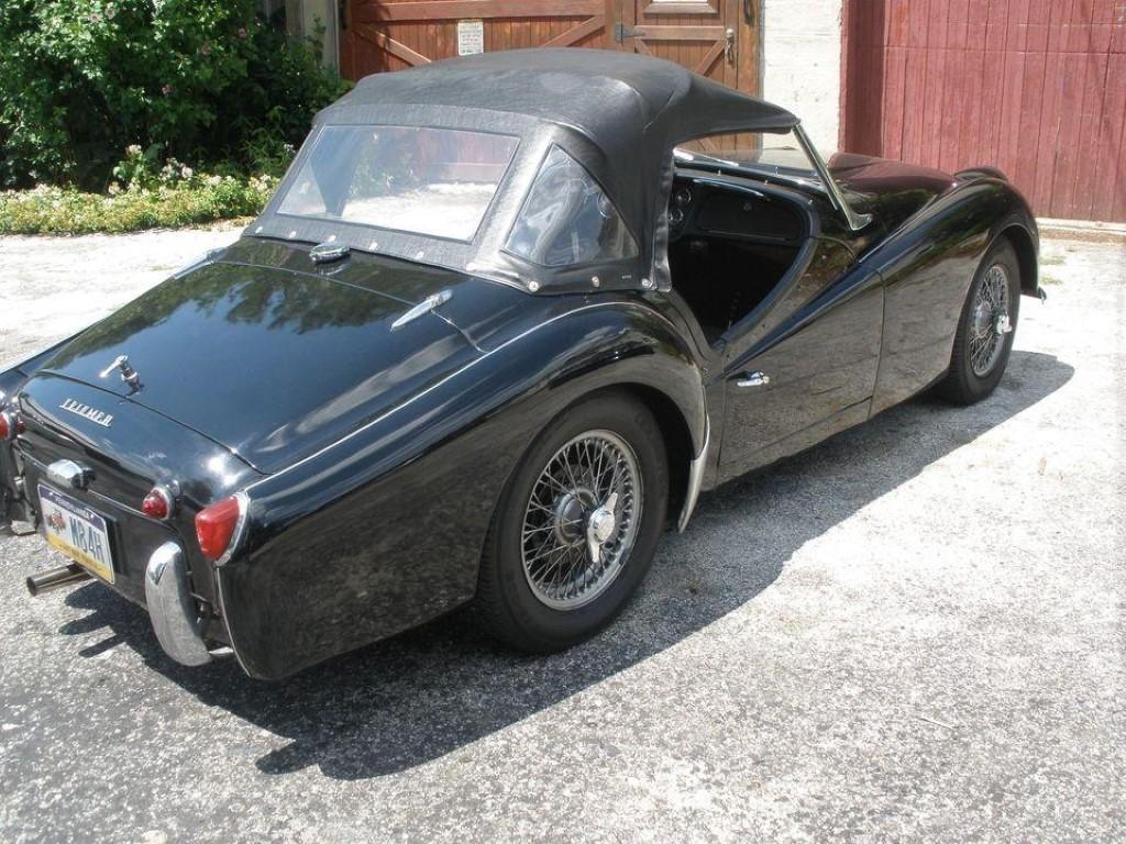 TRIUMPH TR3A OVERDRIVE BRETAGNE ROADSTER